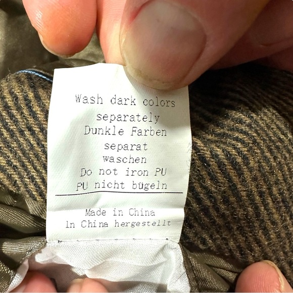 Paul Jones PJ Men Golden Brown Black Diagonal Stripe Sport Jacket Sz XL 46R NWOT - Picture 12 of 16